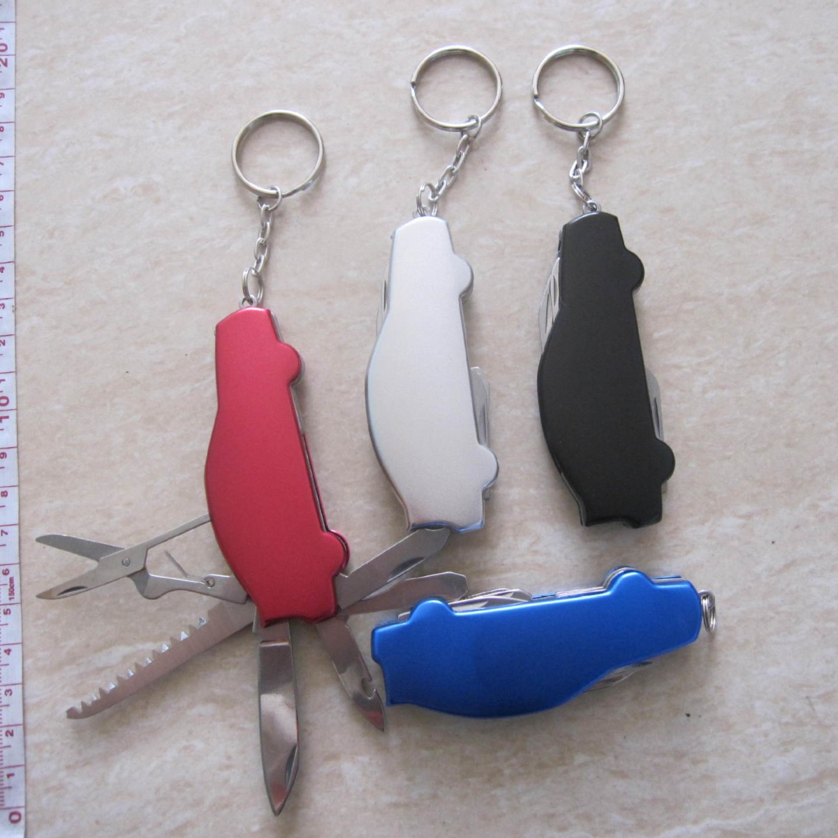 长期销售 多功能礼品小刀 造型钥匙扣小刀 野营工具刀 B96