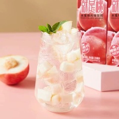 盼盼水蜜桃果汁整箱风味饮料解渴清凉桃汁解馋降温果味饮品纸盒装