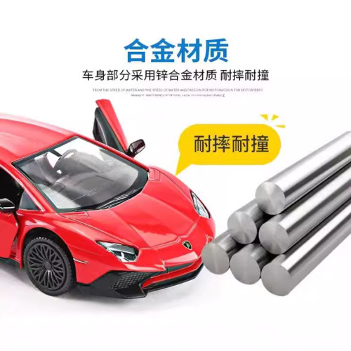 Cross-border simulation alloy car model children's toy, wind-up light-up car model, boys' toy car ornament, wholesale