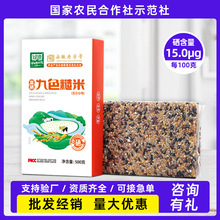 富硒九色糙米五谷杂粮饭健身粗粮主食九色糙米饭团配方米新米批发