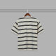 American Style Retro Street Style Loose Pure Cotton Stripe Crewneck Neutral Couple New Youth Rock Sea Soul Short Sleeve Shirt for Men