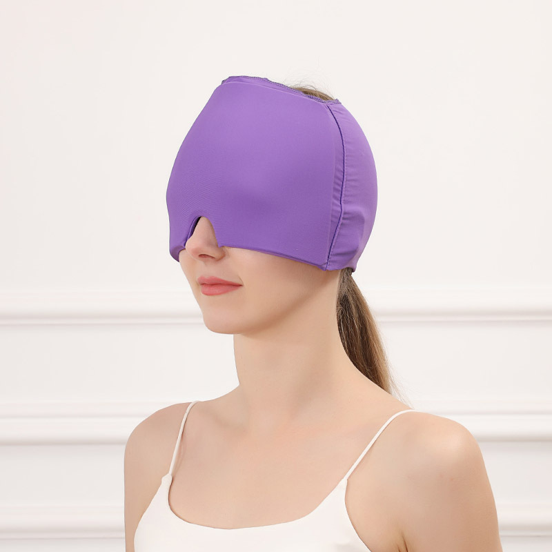 Compresa de hielo para la cabeza, especialmente diseñada para nuevos productos, compresa caliente para masaje de cabeza, máscara para ojos, compresa fría elástica para dormir, producto de venta caliente transfronterizo