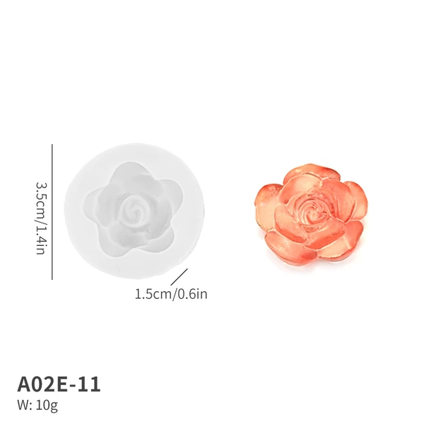 A02E-November rose mold