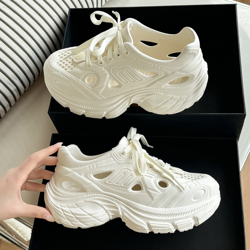 Thick-Soled Clogs for Women, Suitable for Outdoor Wear in Summer, Hiking, Beach Sports, with Arch Support, Dad-Style Shoes, Non-Slip Sandals, Wholesale