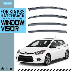 Suitable for KIA K3S hatchback three-compartment rain shield KIA K3 Window visor