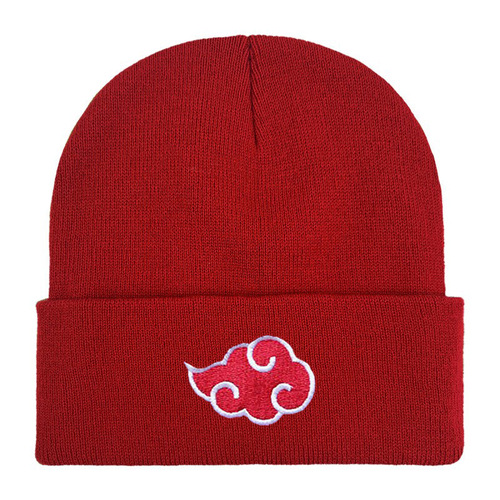 Naruto Shippuden Cloud Autumn/Winter Knitted Hat Cartoon Anime Warm Woolen Hat New Style Popular Cross-border Men Women Cold Hat