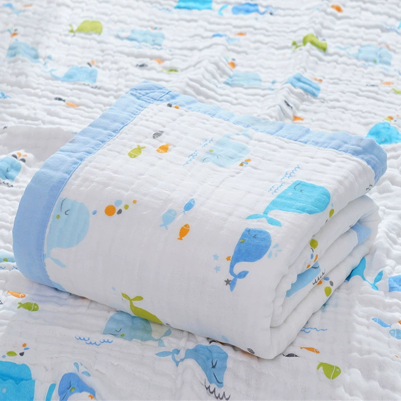 Toallas de gaza para bebés de seis capas de espuma de alta densidad para niños, toallas de baño para bebés, toallas de almuerzo para niños image 20