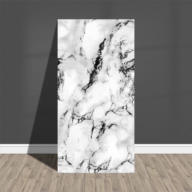 Fábrica de suministro directo de imitación de mármol azulejos de pared autoadhesivo a prueba de agua a prueba de humedad pegatinas de pared suministro transfronterizo placa de plástico de aluminio