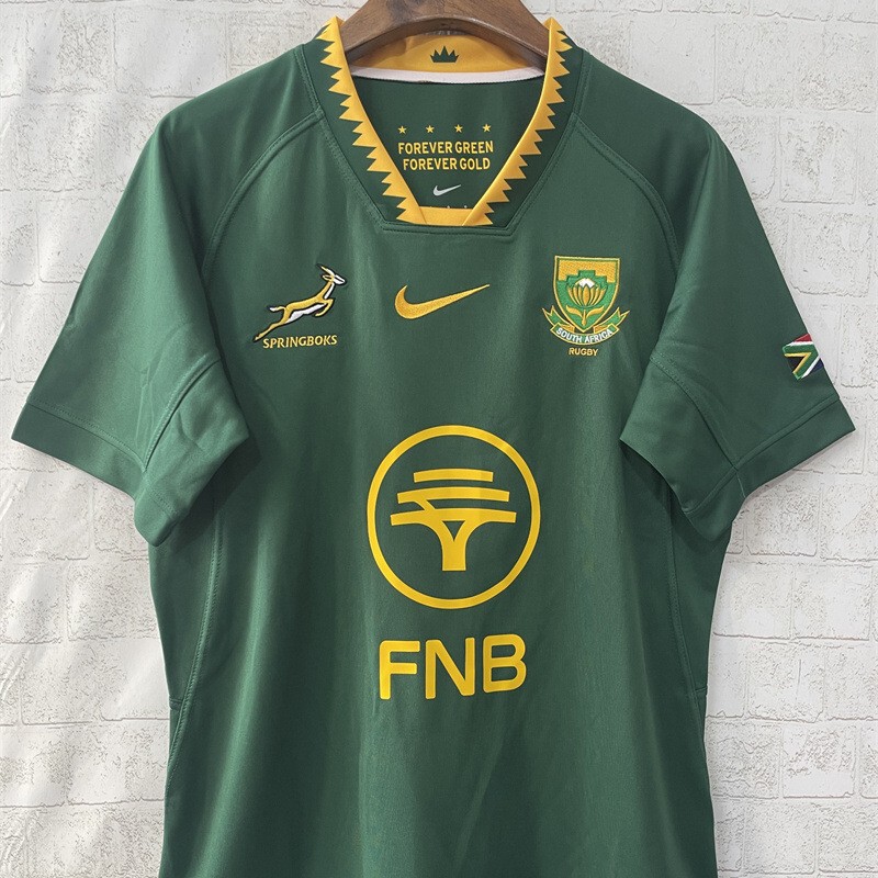 2025 South Africa Rugby Jersey Home and Away S-3Xl Manufacturer Wholesale Dropshipping