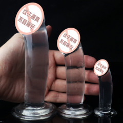 Jiyu artificial dildo retractable female crystal masturbation device soft dildo adult sex toys on behalf of