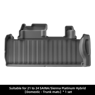 Series Car Trunk Mats Tpe Trunk Mat - 21-24-siennasienna-sienna-trunk-mat-domestic-black