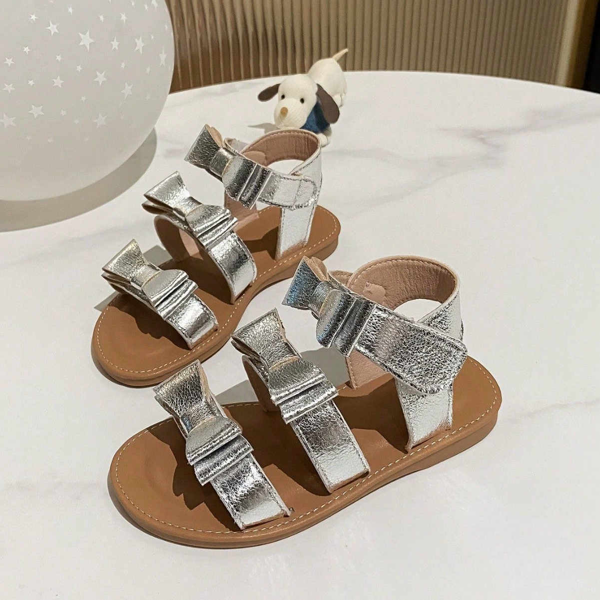 Трансграничная внешняя торговля Французские нишевые банты плоские туфли для девочек сандалии простые иностранные туфли