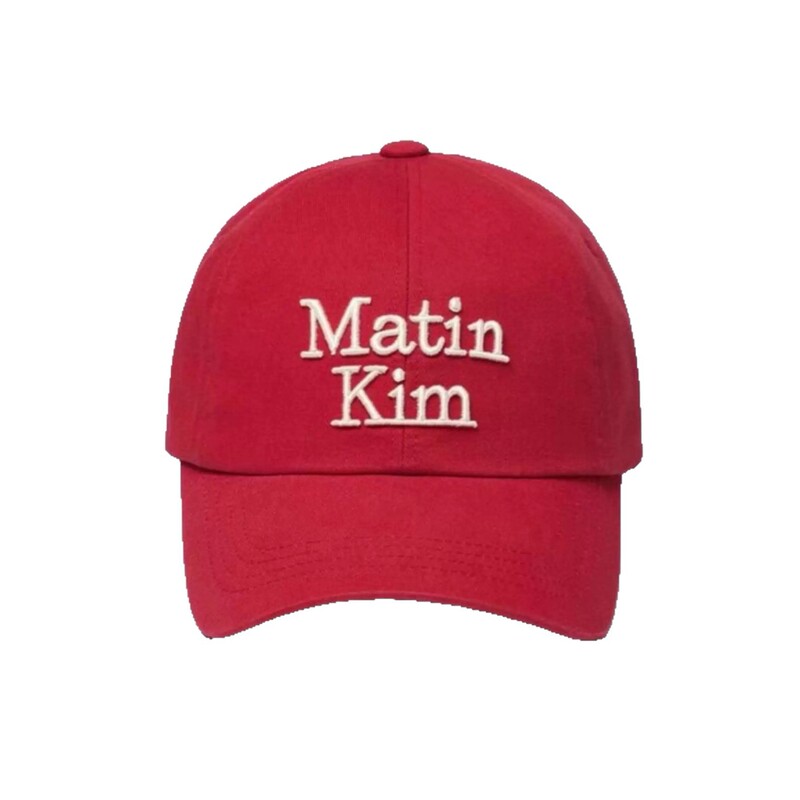 韩国小众Matin Kim25新款经典刺绣全标鸭舌棒球帽百搭情侣款|undefined