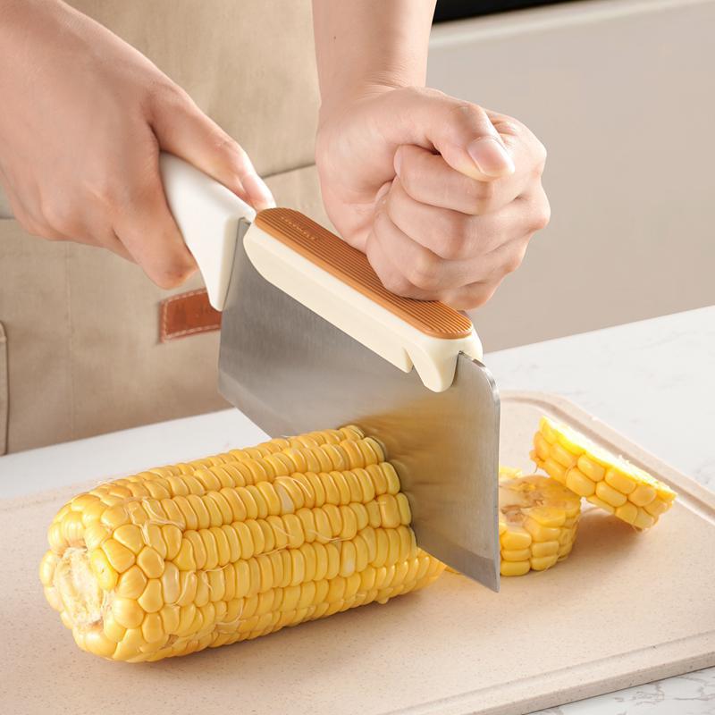 Auxiliar de Corte para Cuchillo de Cocina de Plástico PP, Multifuncional y Ahorro de Esfuerzo para Cocina