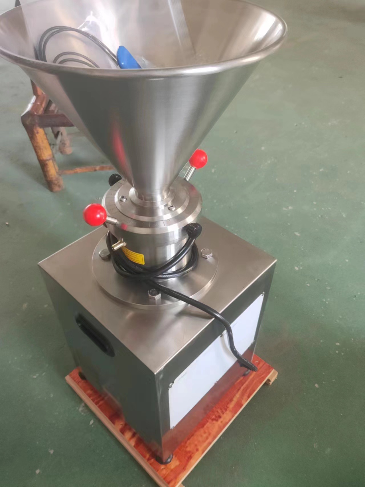 食品级不锈钢胶体磨花生芝麻杏仁可可豆磨酱机MJC-60