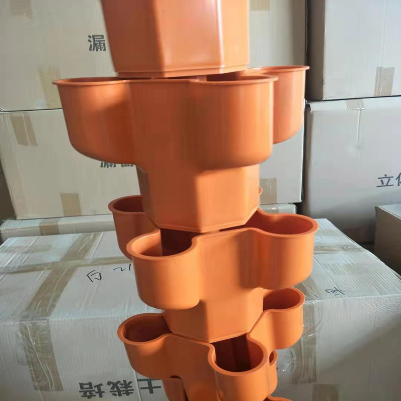 Venta al por mayor instalaciones de cultivo sin suelo interior hidropónico de múltiples capas de columna vegetal estante triángulo columna sin suelo cultura