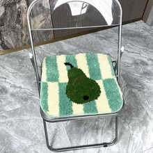 防滑簇绒植绒椅垫客厅汽车办公室久坐屁股垫学生防凉可爱保暖坐垫