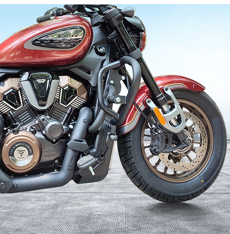 Suitable for Wuji Cu625 Bumper Excelle 625V Anti-Collision and Anti-Fall Bumper Motorcycle Front Bumper Modification Accessories