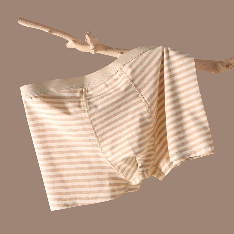 Men's Underwear, Non-Printed and Dyed Colored Cotton, 7A Grade Antibacterial Crotch, Comfortable and Breathable Boxer Briefs, Seamless Cotton Boxer Briefs for Men Men's Underwear, Non-Printed and Dyed Colored Cotton, 7A Grade Antibacterial Crotch, Comfortable and Breathable Boxer Briefs, Seamless Cotton Boxer Briefs for Men
