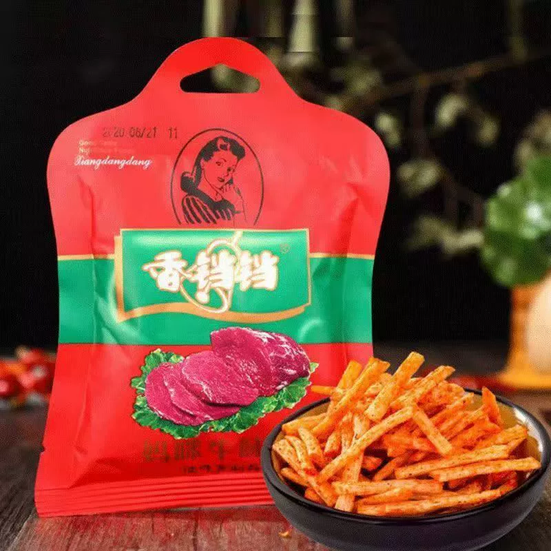 香铛铛 Drunk ghost hand-pulled beef-flavored spicy strips childhood classic nostalgia to satisfy campus spicy snack wholesale