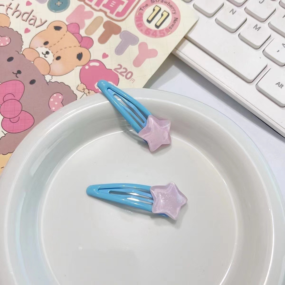 粉星bb夹