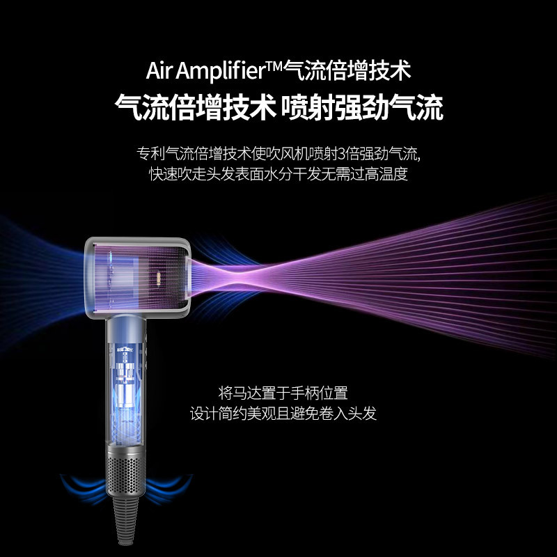 跨境新款无刷高速吹风机负离子大风力吹风筒电吹风恒温护发速干|undefined