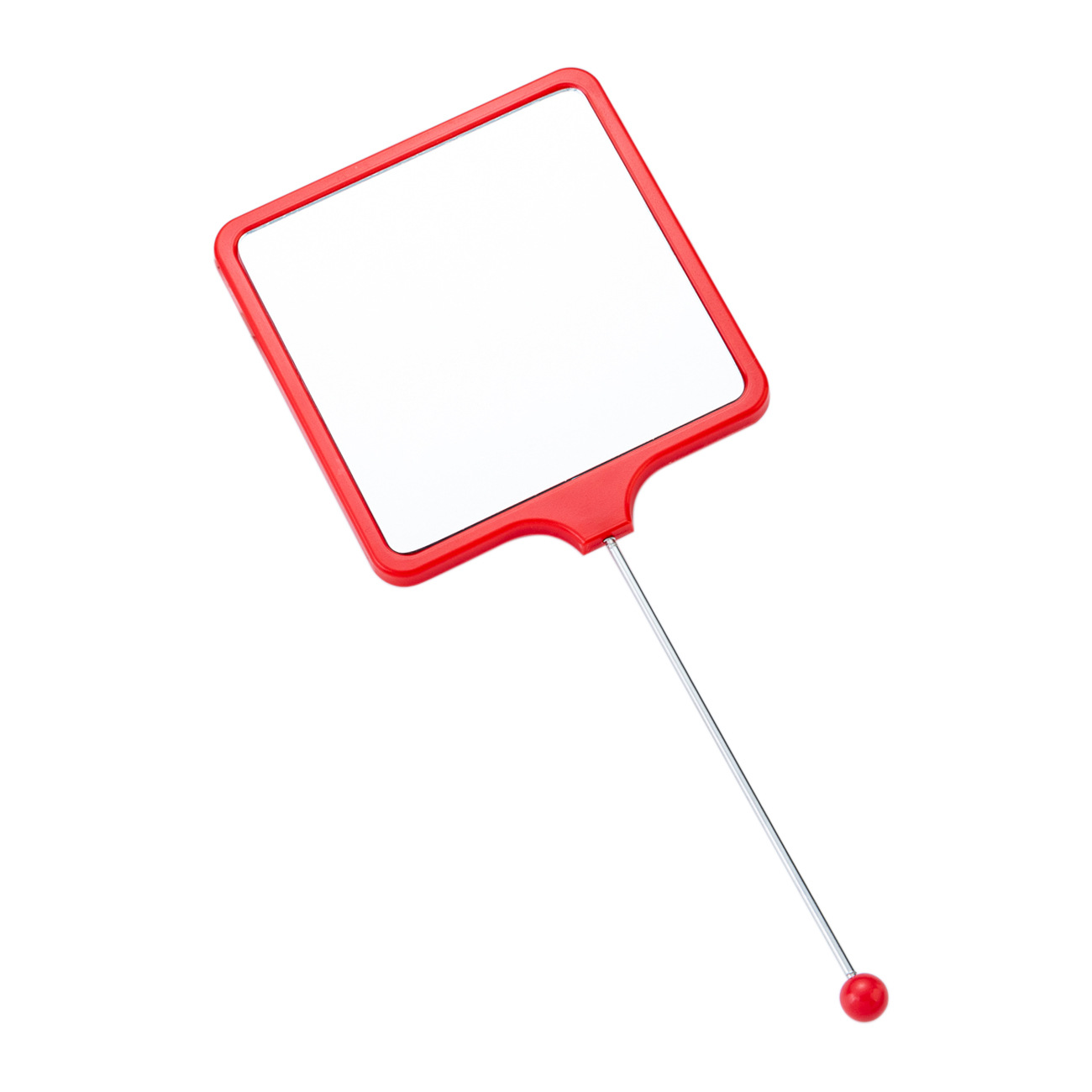 Espejo pequeño de bricolaje cuadrado multicolor, espejo portátil de alta definición, espejo de mano, mango especial para niñas, espejo de maquillaje