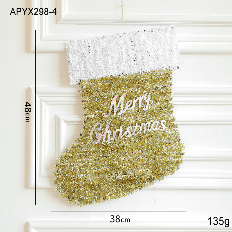 Medias doradas de la Navidad de los 38CM