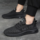 Очень большой размер, новинка 2026 года, летняя повседневная спортивная обувь, мужская дышащая трикотажная обувь, сетчатая обувь, модная мужская обувь 48
