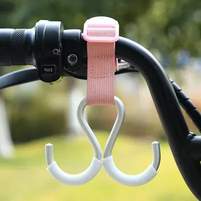 Heavy-Duty Hook for, Other Electric Vehicle Accessories - pink-webbing-aluminum-double-hook-short-style-cursor-no-independent-packaging