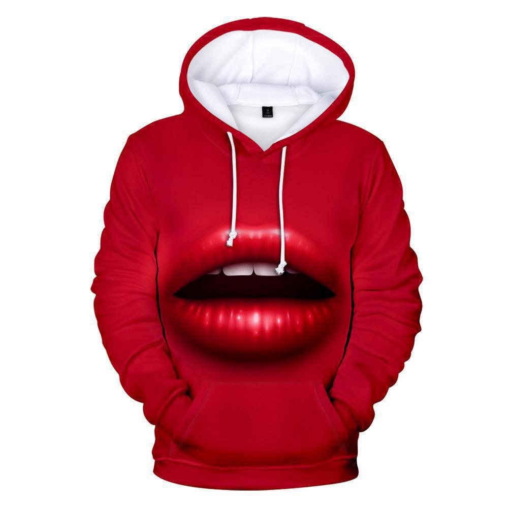-Sudadera deportiva holgada con capucha impresa en 3D para hombres y mujeres con elementos del Día de San Valentín_voghion.com