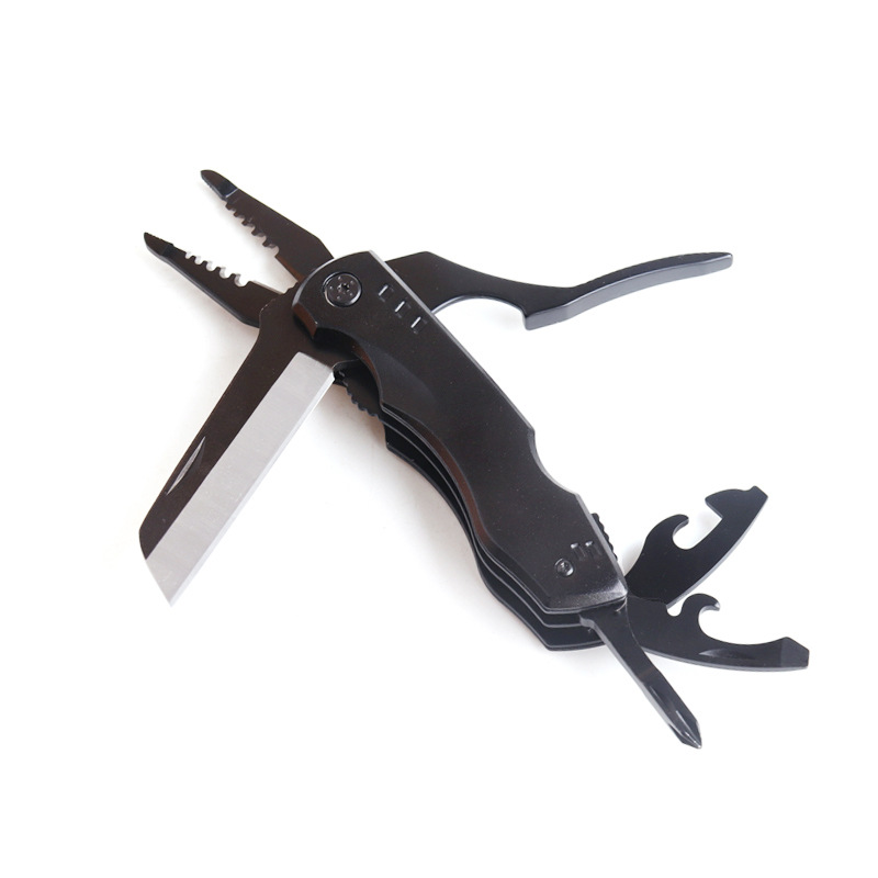 新品多功能不锈钢折叠钳  便携修理多用工具  不锈钢露营钳
