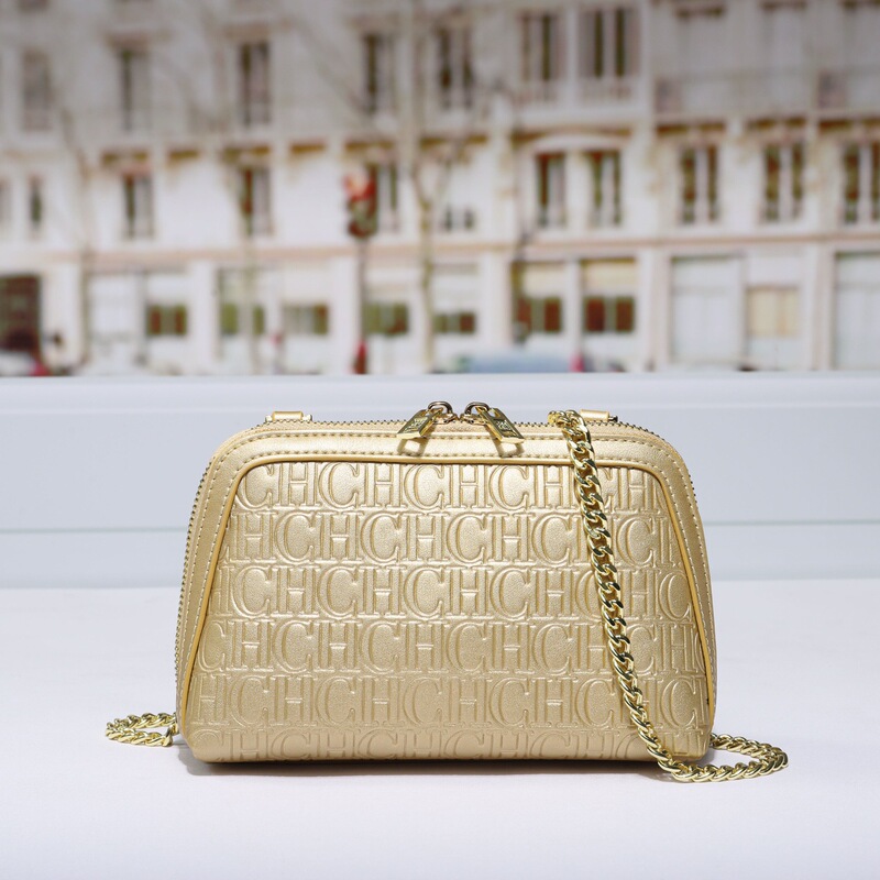 Chhc Fashionable and High-End Women's Small Square Bag Letter Embossed Chain Crossbody Bag Single Shoulder Armpit Mobile Phone Bag Chhc Fashionable and High-End Women's Small Square Bag Letter Embossed Chain Crossbody Bag Single Shoulder Armpit Mobile Phone Bag