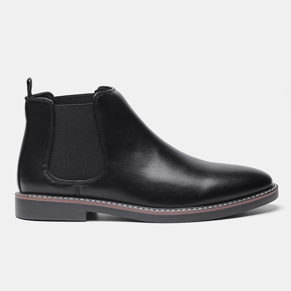 Herren Britische Herrenschuhe Polnische Farbe Mode Retro Herren Übergröße Stiefeletten Stiefeletten_voghion.com