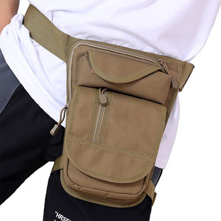 Water-repellent Nylon Leg Bag Hiking Men's and Women's Tactical Motorcycle Riding Travel Outdoor Sports Waist Bag