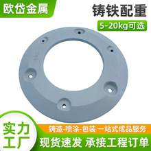 新款農機后輪配重塊鑄鐵配重鑄鐵塊 電梯船舶配重塊 廠家貨源供應