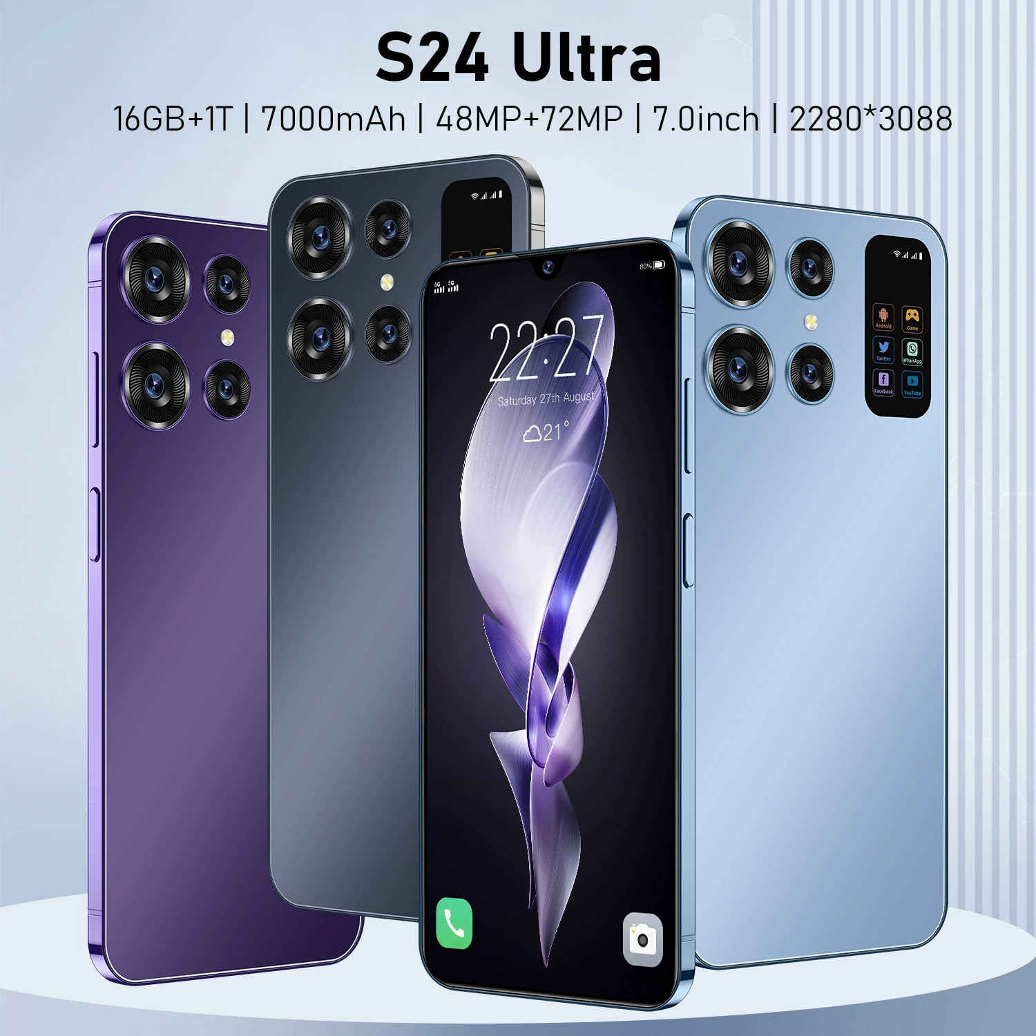 Умные часы, мобильный телефон, 7.0 дюйма, 16 ГБ, Android, 5G