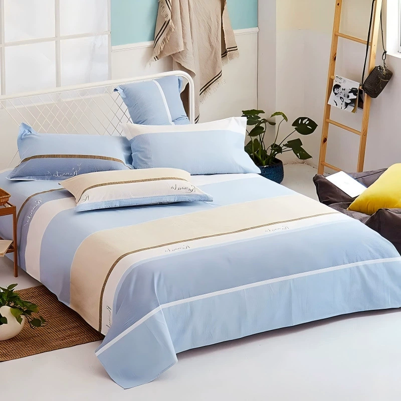 Простыни нового стиля, приятные для кожи и дышащие двуспальные простыни, одинарные простыни с начесом, четырехсезонное домашнее использование, милые студенческие общежития.