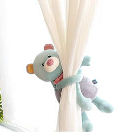 豪伟达可爱毛绒提拉兔子小熊公仔玩具卡通窗帘扣装饰抓机娃娃生肖