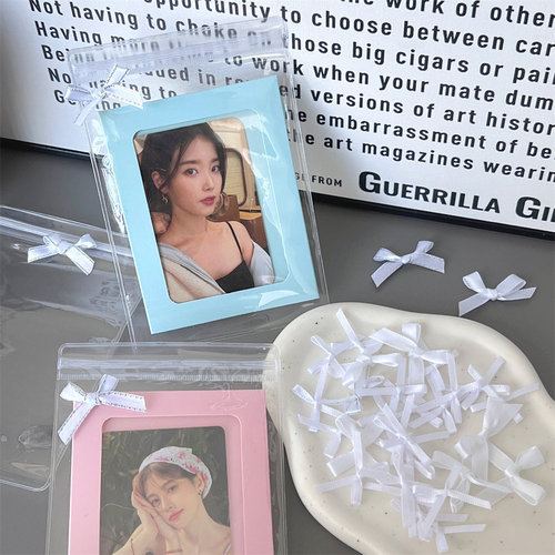 Transparent PVC Jewelry Jewelry Ziplock Bag Girls Jewelry Storage Sealed Bag Idol Card Protection Bag Wholesale New