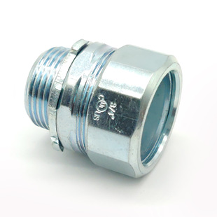 Galvanized Steel Spring Coil Rigid Pipe Box Connector Compressionrigidconnector Galvanized Rust-Proof