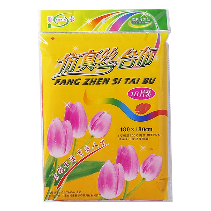 Толстая одноразовая скатерть одноразовая скатерть искусственная скатерть изготовитель прямой поставки скатерти одноразовая маслостойкая и водонепроницаемая