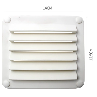 Avtomobil ehtiyat hissələri — Louvered Grille Windows, Rv Accessories - white-square-vent