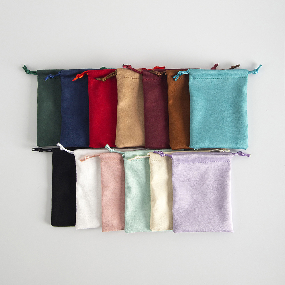 4g Weight Jewelry Packaging Bags Classification 1 Piece Quantity Daily Occasion Solid Color Pattern Simple Style Style 1 Piece Cloth Simple Style Daily Solid Color Jewelry Packaging Bags 3