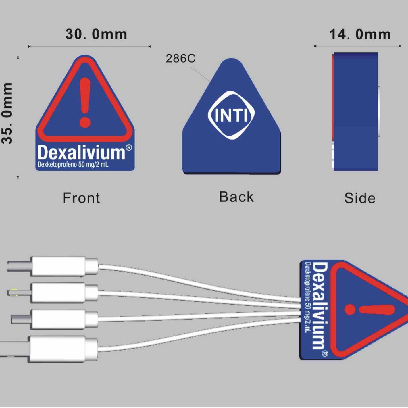 新款pvc软胶三合一数据线来图商超公仔卡通充电线创意手机快充