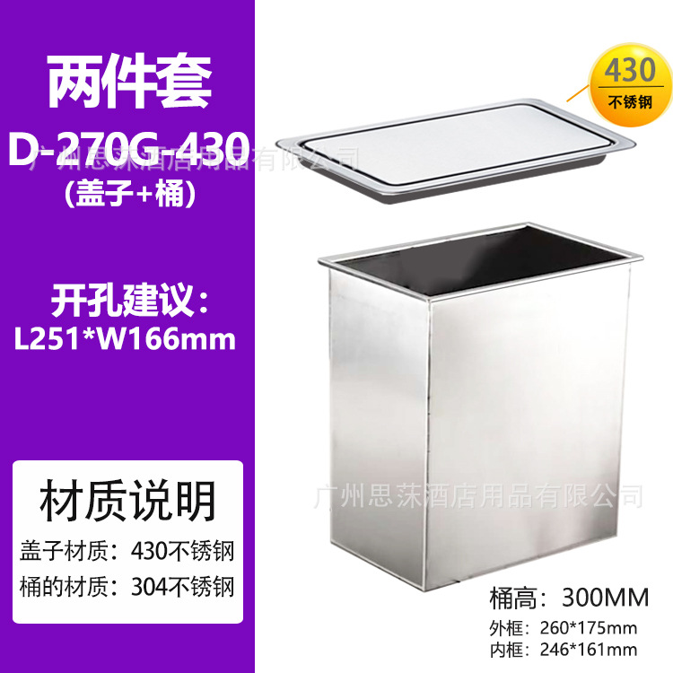 Cubierta de mesa incrustada basura puede cubrir cubierta de acero inoxidable cubierta Rocker cubierta Flip cocina lavabo herramientas cubierta oculta