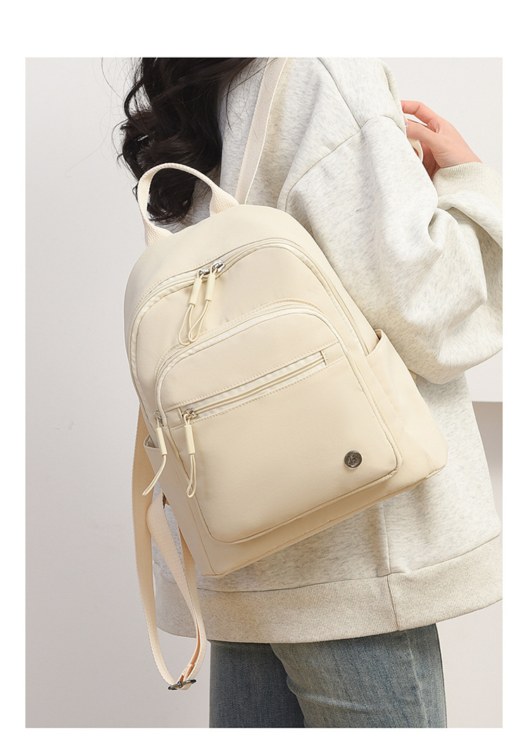 Large-capacity student backpack 2025 Popular new style Japanese and Korean trendy macaron color travel and leisure backpack undefined
