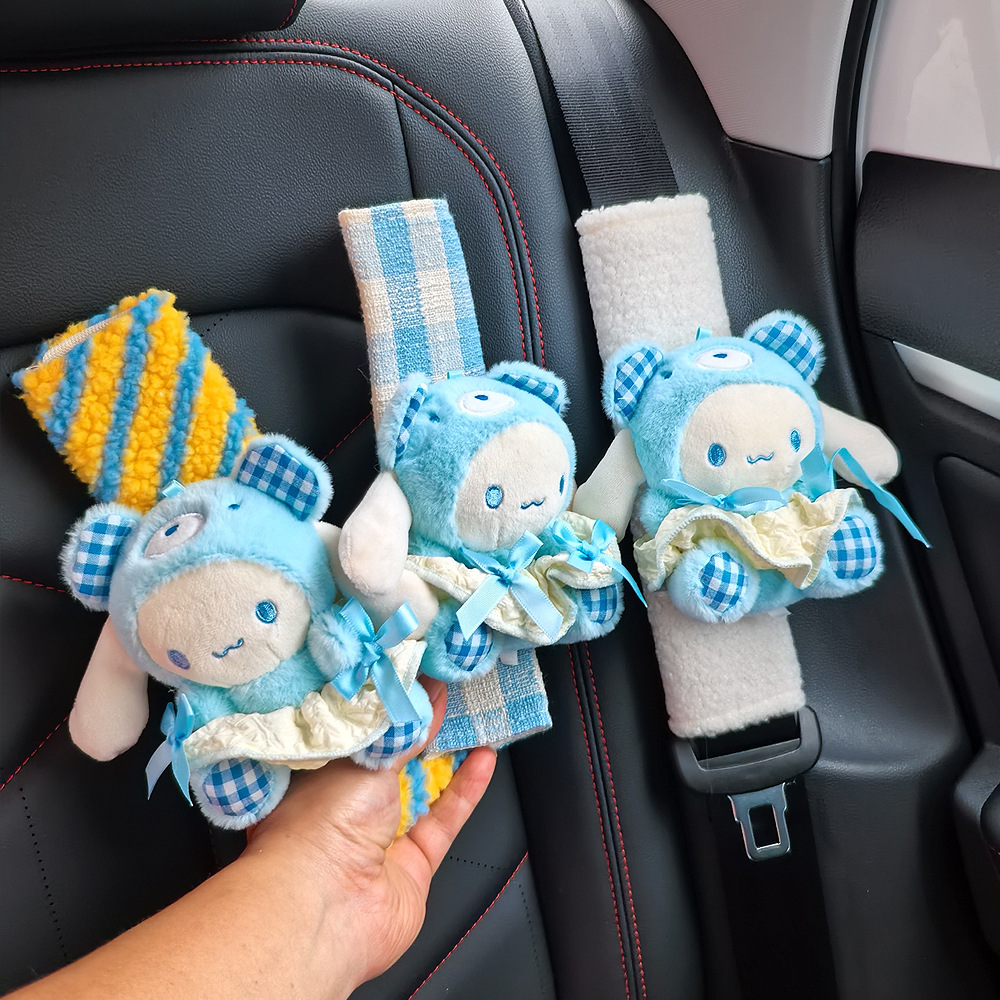 Funda Protectora para Cinturón de Seguridad de Auto de Peluche Decorativo