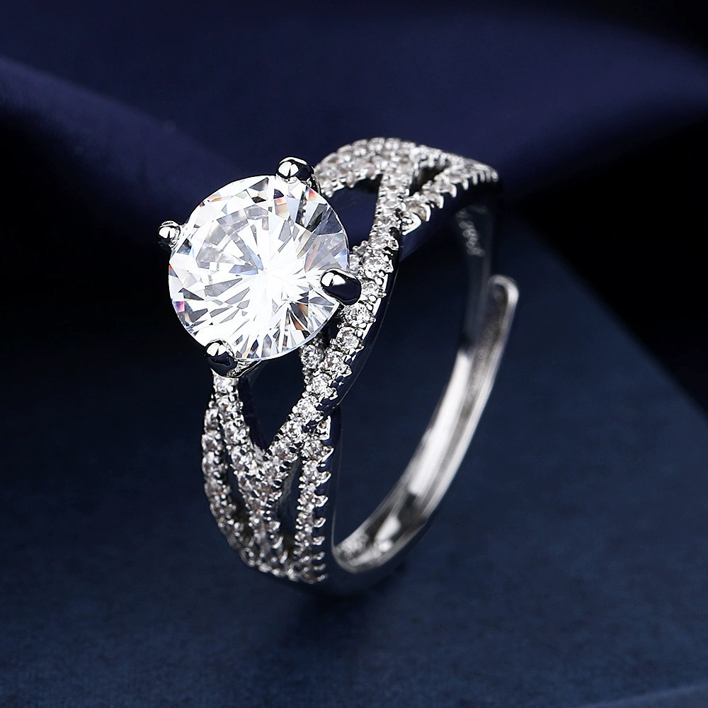 One size ring, platinum 950 sample