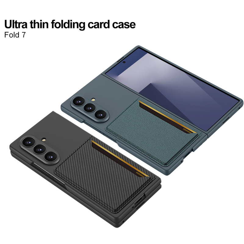 Samsung Galaxy Z Fold 30% off スタックスクリーン携帯電話ケース、超薄型細穴カードホルダー、クリエイティブな携帯電話保護カバーに適しています。|undefined